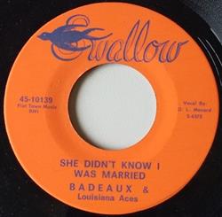 Download Badeaux & Louisiana Aces - She Didnt Know I Was Married Bachelors Life