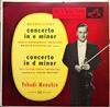 last ned album Mendelssohn, Yehudi Menuhin - Concerto In E Minor Concerto In D Minor
