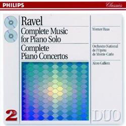 Download Maurice Ravel Werner Haas - Complete Music For Piano Solo Complete Piano Concertos