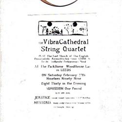 Download The Vibracathedral String Quartet - Play The Lost Musick Of The English Primevalists Reconstructed From Stone Age Texts Authentic Prelapsarian Mind