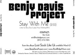 Download Benjy Davis Project - Stay With Me