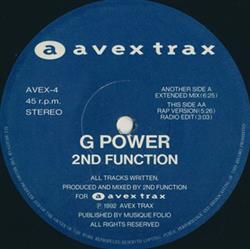 Download 2nd Function - G Power