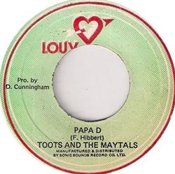 Download Toots & The Maytals - Papa D