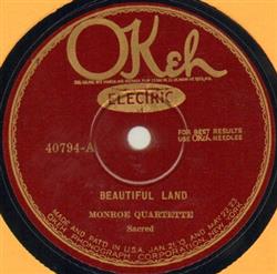 Download Monroe Quartette - Beautiful Land Whispering Hope