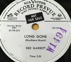 Download Red Garrett - Long Gone Tell Me Again