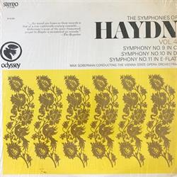 Download Joseph Haydn, Max Goberman, Orchester Der Wiener Staatsoper - The Symphonies of Haydn Vol 4