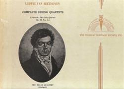 Download Ludwig van Beethoven The Melos Quartet - Complete String Quartets Volume 1 The Early Quartets Op 18 Nos 1 6