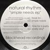 descargar álbum Natural Rhythm - Simple Needs EP