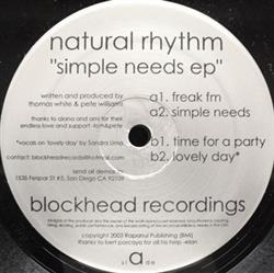 Download Natural Rhythm - Simple Needs EP