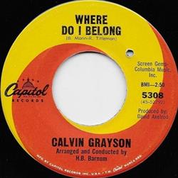 Download Calvin Grayson - Where Do I Belong Big Brother