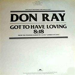 Download Don Ray - Got To Have Loving