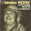 lyssna på nätet Louise Petit - On Est Comme On Est Né