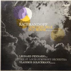 Download Rachmaninoff, Leonard Pennario, The St Louis Symphony Orchestra, Vladimir Golschmann - Concerto No 2 In C Minor For Piano And Orchestra Op 18