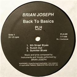 Download Brian Joseph - Back To Basics