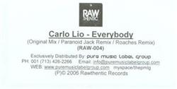 Download Carlo Lio - Everybody