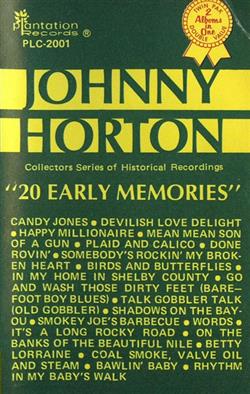 Download Johnny Horton - 20 Early Memories