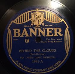 Download Sam Lanin And His Dance Orchestra Imperial Dance Orchestra - Behind The Clouds Thanks For The Buggy Ride