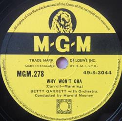 Download Betty Garrett - Why Wont Cha Can I Come In For A Second