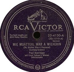 Download Paul Hoerbiger - Mie Muatterl War A Wienerin My Mother Was A Viennese