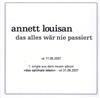 écouter en ligne Annett Louisan - Das Alles Wär Nie Passiert
