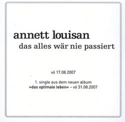 Download Annett Louisan - Das Alles Wär Nie Passiert