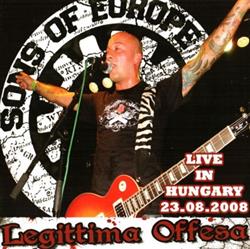 Download Legittima Offesa - Live In Hungary 23082008