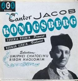 Download Cantor Jacob Konigsberg - Umipnei Chatoeinu Ribon Haolomin