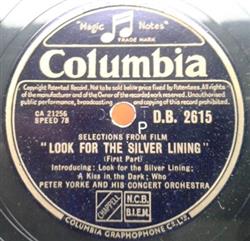 Download Peter Yorke And His Concert Orchestra - Look For The Silver Lining