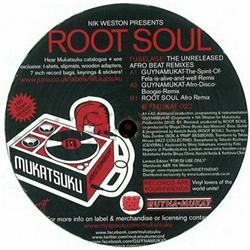 Download Nik Weston Presents Root Soul - Fuselage The Unreleased Afrobeat Remixes