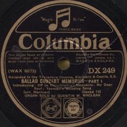 Download Quentin M Maclean - Ballad Concert Memories