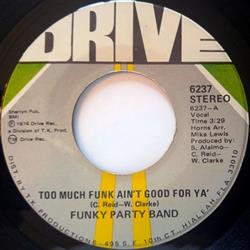 Download Funky Party Band - Too Much Funk Aint Good For Ya