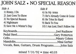 Download John Salz - No Special Reason