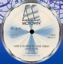 Download Stevie Wonder - Loves In Need Of Love Today