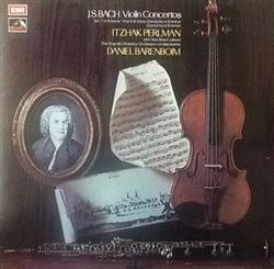 Download Johann Sebastian Bach, Itzhak Perlman, Neil Black , English Chamber Orchestra, Daniel Barenboim - JS Bach Violin Concertos