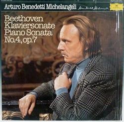 Download Arturo Benedetti Michelangeli, Beethoven - Klaviersonate Piano Sonata No4 Op7