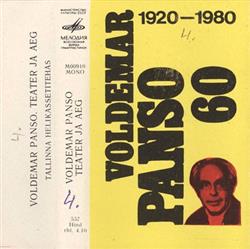 Download Voldemar Panso - Teater ja aeg Voldemar Panso 60 1920 1980