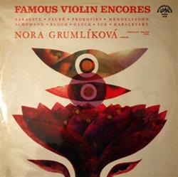 Download Nora Grumlíková, Jaroslav Kolár - Famous Violin Encores