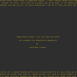 Download Personal Corpse - Dysprosium Crest You Can Take My Teeth