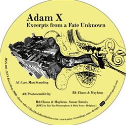 Download Adam X - Excerpts From A Fate Unknown