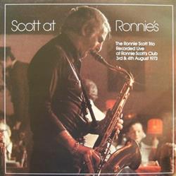 Download The Ronnie Scott Trio - Scott At Ronnies