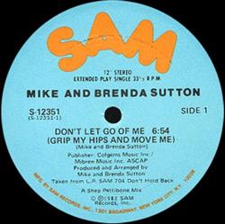 Download Mike And Brenda Sutton - Dont Let Go Of Me Grip My Hips And Move Me