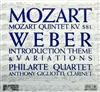 lytte på nettet Mozart, Weber, Anthony Gigliotti, Philarte Quartet - Clarinet Quintet KV581 Introduction Theme Variations