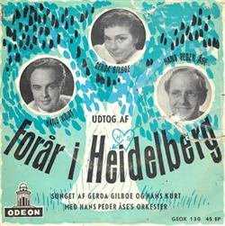Download Gerda Gilboe Og Hans Kurt Med Hans Peder Åse's Orkester - Udtog Af Forår I Heidelberg