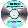 online anhören Foxy Brown - When The Lights Go Out