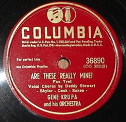 Download Gene Krupa And His Orchestra - Are These Really Mine Harriet