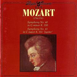 Download Mozart - Symphony No 40 In G Minor K 550 Symphony No 41 In C Major K 551 Jupiter