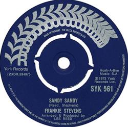 Download Frankie Stevens - Sandy Sandy