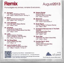 Download Various - CD Pool Remix August 2013