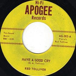 Download Red Tolliver - Have A Good Cry
