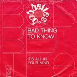 Download The Bobbettes - Bad Thing To Know Its All In Your Mind